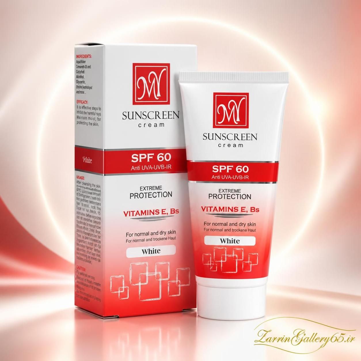 کرم ضد آفتاب بی رنگ SPF 60 مای