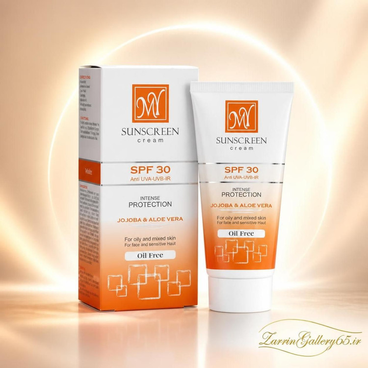 کرم ضد آفتاب فاقد چربی بی رنگ SPF30 مای