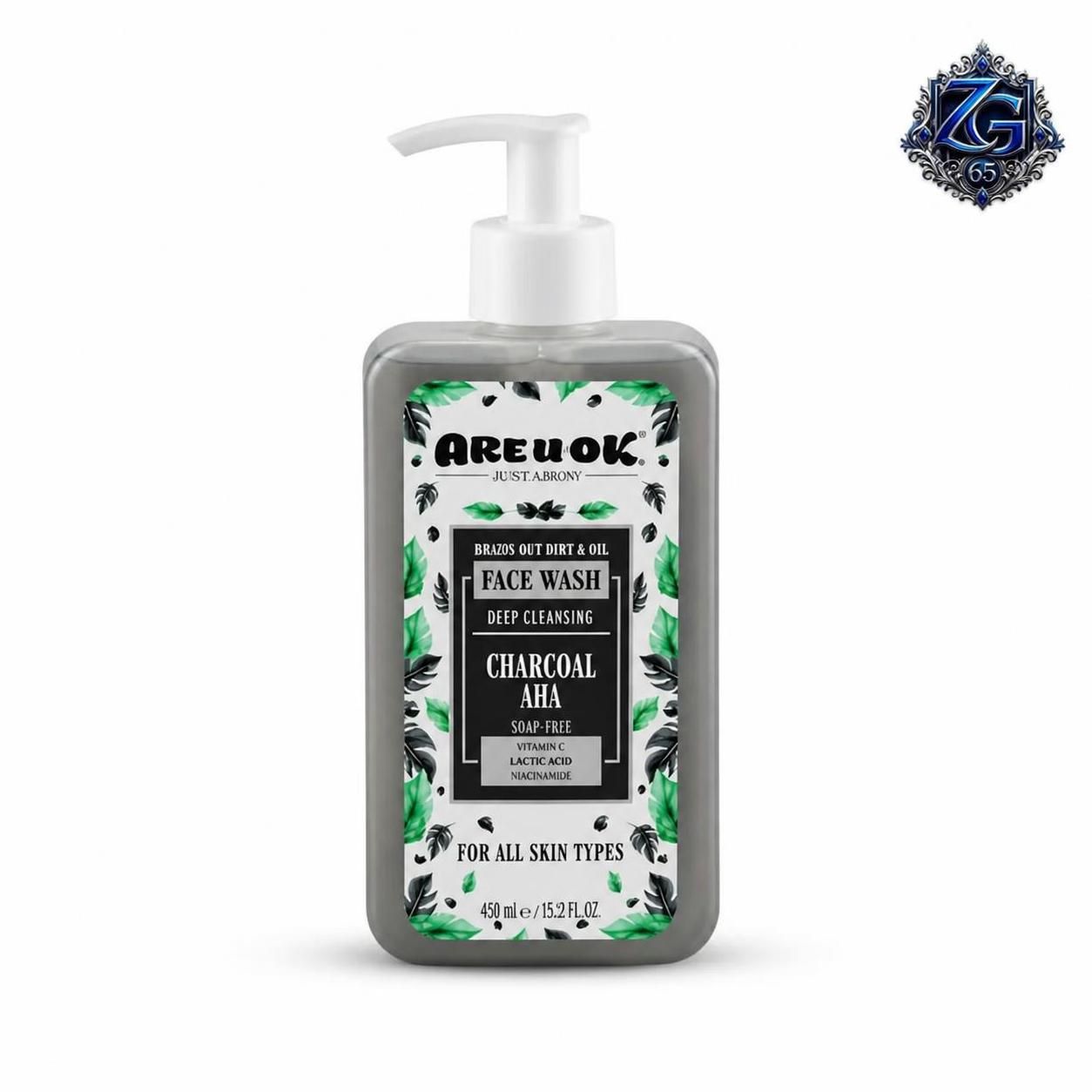 ژل شستشوی صورت حاوی کربن فعال مدل Deep Clean آر یو اُکی